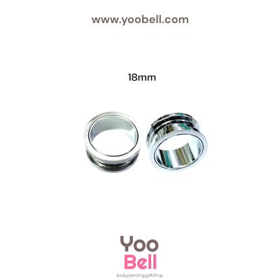 จิวหู ระเบิดหู ตาไก่ stainless เลสเงิน