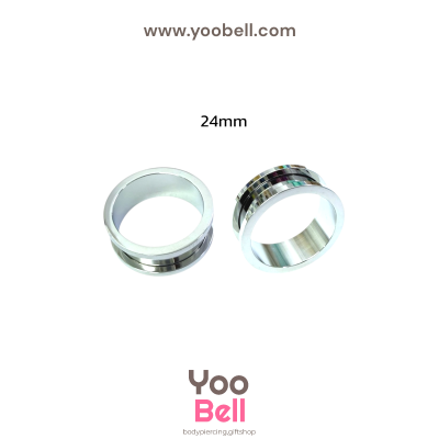 จิวหู ระเบิดหู ตาไก่ stainless เลสเงิน