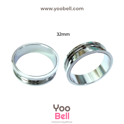 จิวหู ระเบิดหู ตาไก่ stainless เลสเงิน