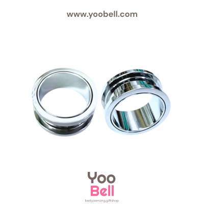 จิวหู ระเบิดหู ตาไก่ stainless เลสเงิน