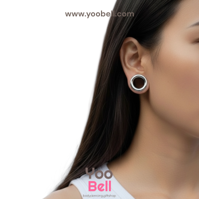 จิวหู ระเบิดหู ตาไก่ stainless เลสเงิน