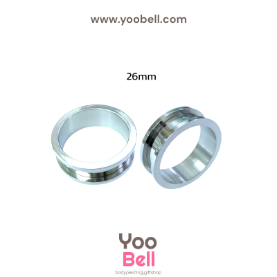 จิวหู ระเบิดหู ตาไก่ stainless เลสเงิน