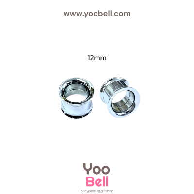 จิวหู ระเบิดหู ปากแตร stainless เลสเงิน