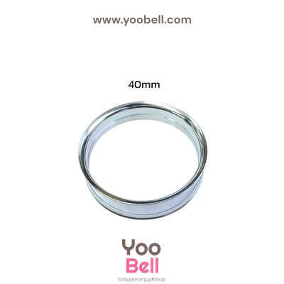 จิวหู ระเบิดหู ปากแตร stainless เลสเงิน