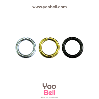 จิวห่วงเรียบ แบบไม่เจาะหู แบบหนีบ stainless