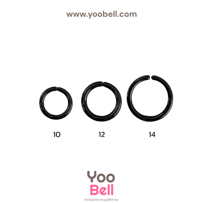 จิวห่วงเรียบ แบบไม่เจาะหู แบบหนีบ stainless