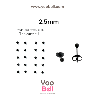 จิวหู Earnails ก้าน Stainless Steel ทรงลูกบอล