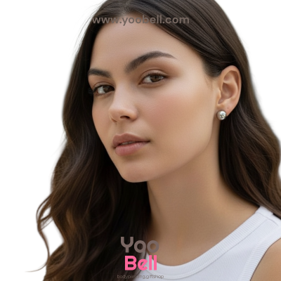 จิวหู Earnails ก้าน Stainless Steel ทรงลูกบอล