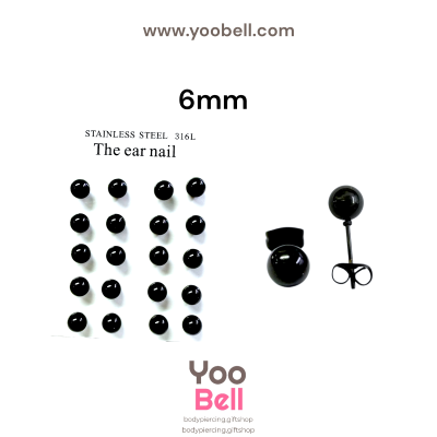 จิวหู Earnails ก้าน Stainless Steel ทรงลูกบอล