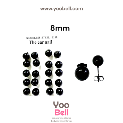 จิวหู Earnails ก้าน Stainless Steel ทรงลูกบอล