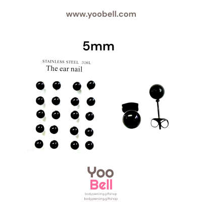 จิวหู Earnails ก้าน Stainless Steel ทรงลูกบอล