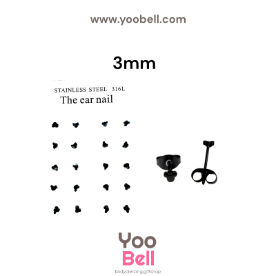 จิวหู Earnails ก้าน Stainless Steel รูปทรงหนู