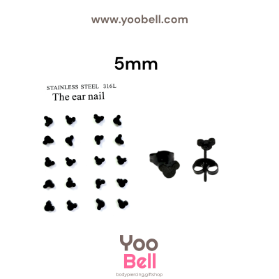 จิวหู Earnails ก้าน Stainless Steel รูปทรงหนู