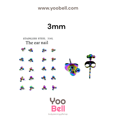 จิวหู Earnails ก้าน Stainless Steel รูปทรงหนู