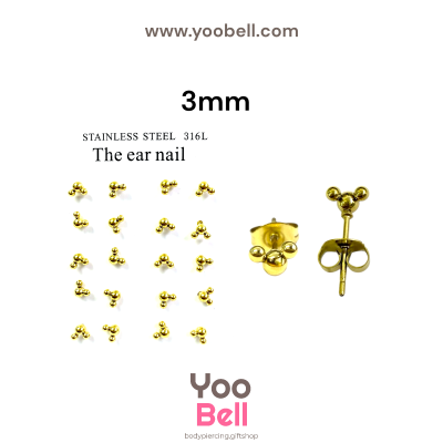 จิวหู Earnails ก้าน Stainless Steel รูปทรงหนู