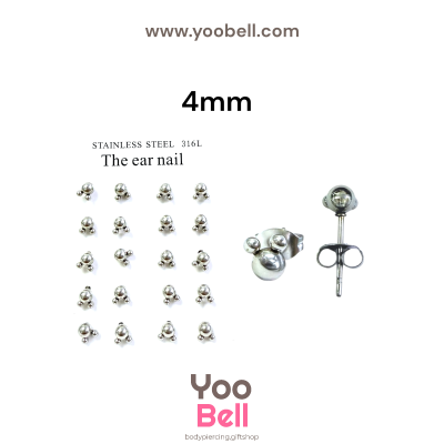 จิวหู Earnails ก้าน Stainless Steel รูปทรงหนู