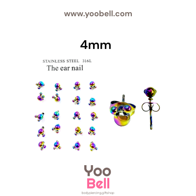 จิวหู Earnails ก้าน Stainless Steel รูปทรงหนู