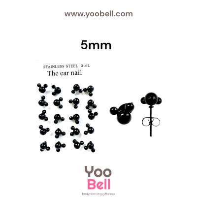 จิวหู Earnails ก้าน Stainless Steel รูปทรงหนู