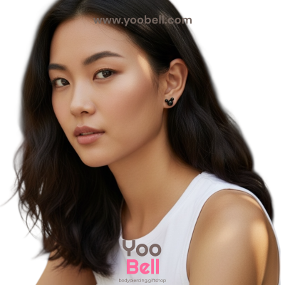 จิวหู Earnails ก้าน Stainless Steel รูปทรงหนู