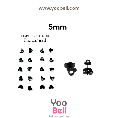 จิวหู Earnails ก้าน Stainless Steel รูปหนู