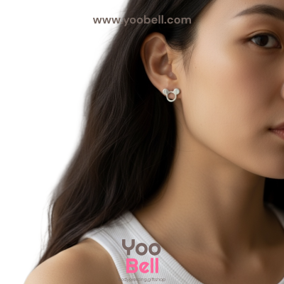 จิวหู Earnails ก้าน Stainless Steel รูปหนู