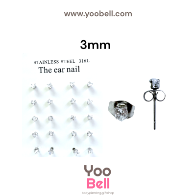 จิวหู Earnails ก้าน Stainless Steel รูปทรงต่างๆ
