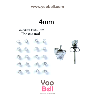 จิวหู Earnails ก้าน Stainless Steel รูปทรงต่างๆ