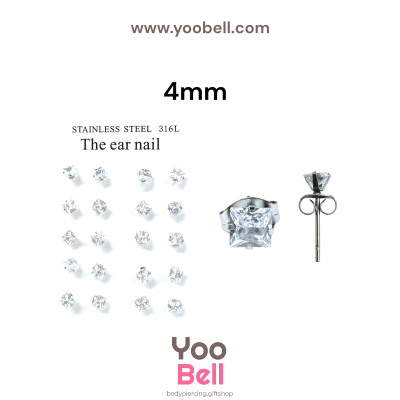 จิวหู Earnails ก้าน Stainless Steel รูปทรงต่างๆ