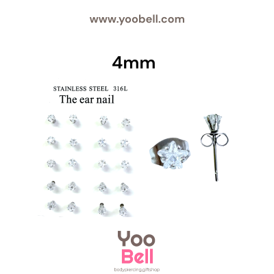 จิวหู Earnails ก้าน Stainless Steel รูปทรงต่างๆ