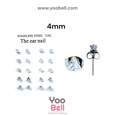 จิวหู Earnails ก้าน Stainless Steel รูปทรงต่างๆ