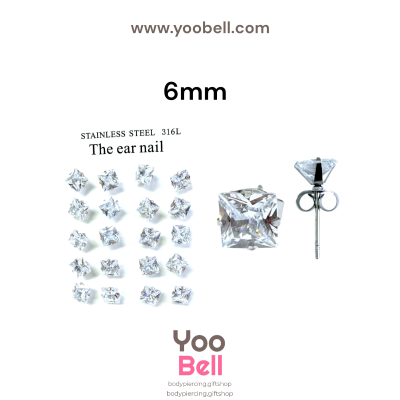 จิวหู Earnails ก้าน Stainless Steel รูปทรงต่างๆ
