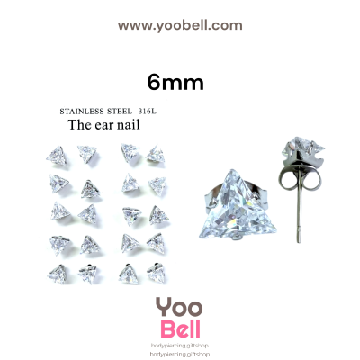 จิวหู Earnails ก้าน Stainless Steel รูปทรงต่างๆ
