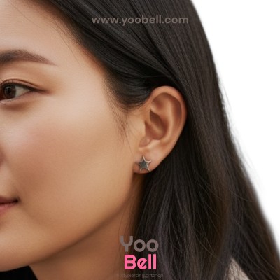 จิวหู Earnails ก้าน Stainless Steel รูปทรงดาว