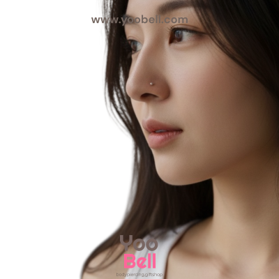 จิวจมูก nose stud Stainless Steel ก้าน1.2mm หัวหมุด