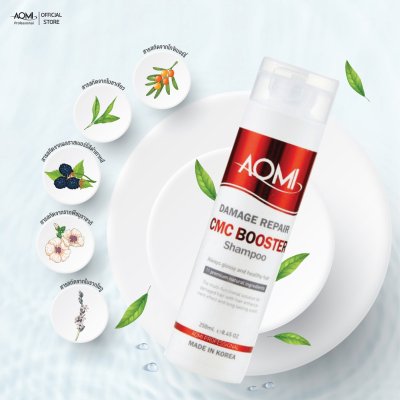 AOMI DAMAGE REPAIR CMC BOOSTER HAIR SHAMPOO 250 ml (อะโอมิ ดาเมจ รีแพร์ ซีเอ็มซี บูสเตอร์ แฮร์ แชมพู)