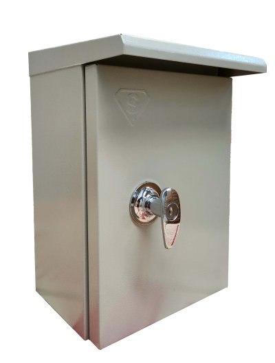 ตู้ไฟสวิทช์บอร์ดไซส์มาตรฐานแบบกันน้ำมีหลังคา เหล็กหนา 0.8-1 มม. "SUPER"