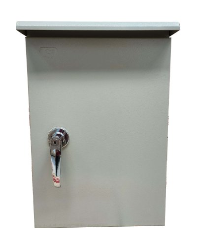 ตู้ไฟสวิทช์บอร์ดไซส์มาตรฐานแบบกันน้ำมีหลังคา เหล็กหนา 0.8-1 มม. "SUPER"