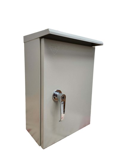 ตู้ไฟสวิทช์บอร์ดไซส์มาตรฐานแบบกันน้ำมีหลังคา เหล็กหนา 0.8-1 มม. "SUPER"