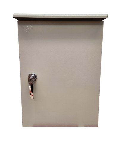 ตู้ไฟสวิทช์บอร์ดไซส์มาตรฐานแบบกันน้ำมีหลังคา เหล็กหนา 0.8-1 มม. "SUPER"