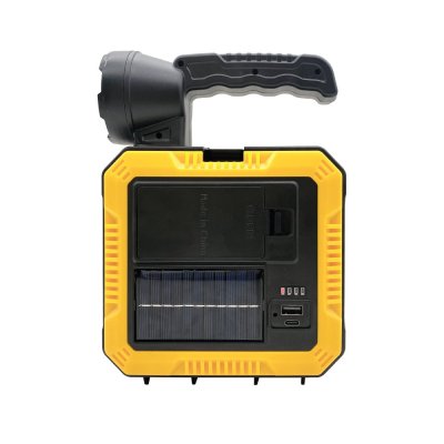 SHINING LED Solar Floodlight Toolkit 50W ไฟสปอร์ตไลท์โซล่าเซลล์ พร้อมชุดเครื่องมืออเนกประสงค์