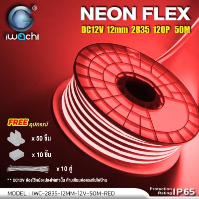 ไฟท่อขุ่น 12V 50M 12x6mm IWACHI