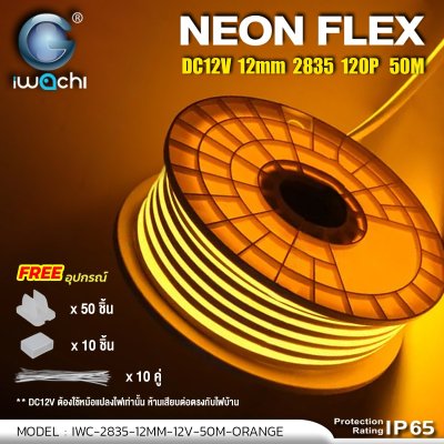 ไฟท่อขุ่น 12V 50M 12x6mm IWACHI