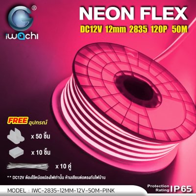 ไฟท่อขุ่น 12V 50M 12x6mm IWACHI