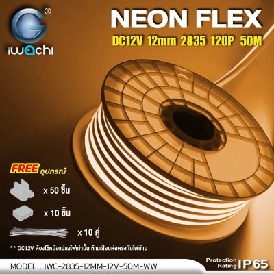 ไฟท่อขุ่น 12V 50M 12x6mm IWACHI