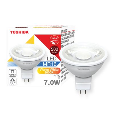 Toshiba หลอด LED Reflector MR16 12V DC