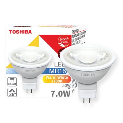 Toshiba หลอด LED Reflector MR16 12V DC