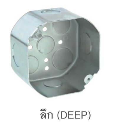 Octagon Box Thickness 1.2 mm. Branded SC