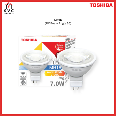Toshiba หลอด LED Reflector MR16 7W 24D / 36D