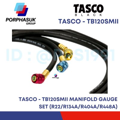 TASCO - TB120SMII MANIFOLD GAUGE SET (R22/R134A/R404A/R448A)