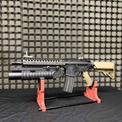 ปืนยาวไฟฟ้า Cybergun/E&C 705 s4 Mk18 Mod1 +M203 -_-